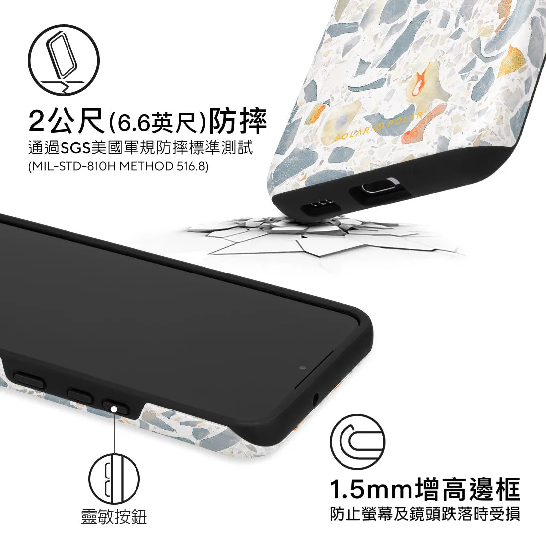 Terrazzo Grey Custom - Samsung Galaxy S22 5G Case