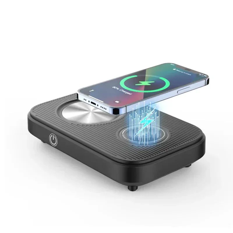 ThermoLuxe | 3-in-1 Smart Mug Warmer with Wireless Charging
