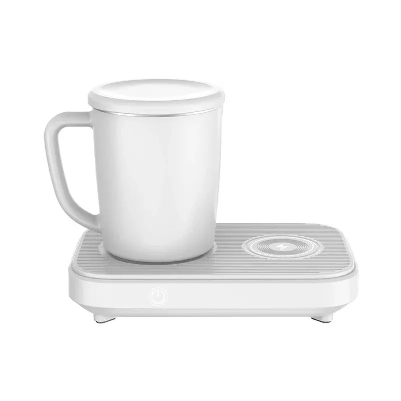 ThermoLuxe | 3-in-1 Smart Mug Warmer with Wireless Charging