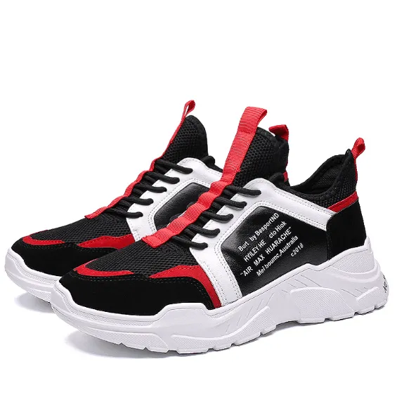 Thick-soled old shoes men's wild students breathable sports and leisure running shoes tide