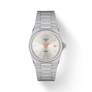 Tissot PRX Wristwatch, Silver Dial, 35mm (T1372101103100)