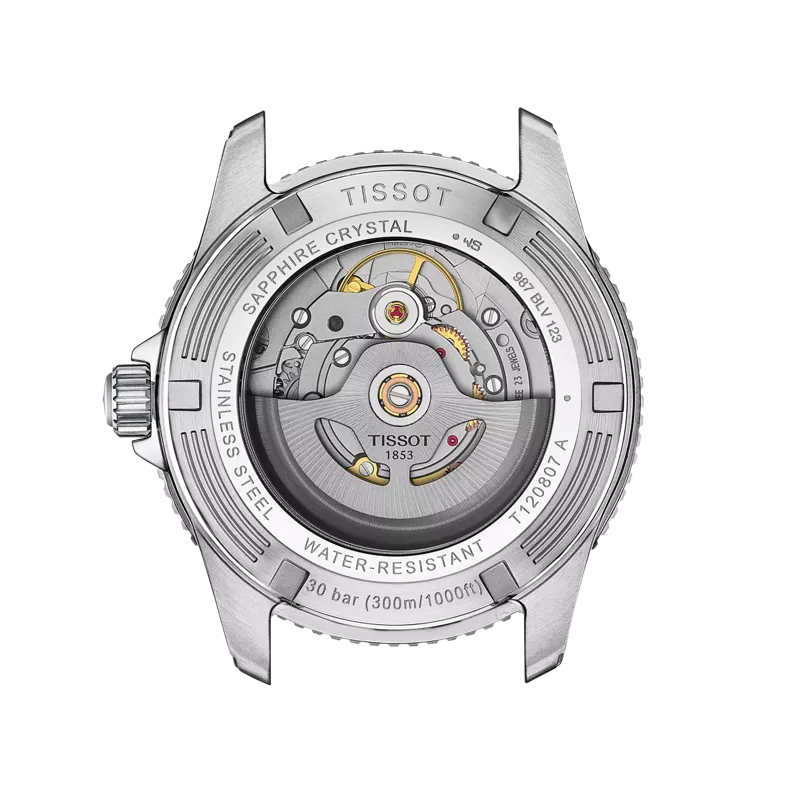 Tissot Seastar 1000 Powermatic 80, Turquoise-Black Dial, 40mm (T1208071109100)