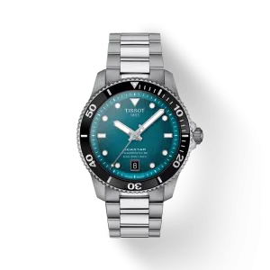 Tissot Seastar 1000 Powermatic 80, Turquoise-Black Dial, 40mm (T1208071109100)