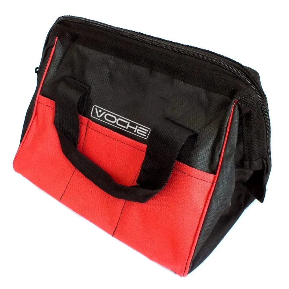 Tool Bag Voche® 300mm 12" Heavy Duty 6 Pocket Nylon Zip Up Tool Holdall Toolbag