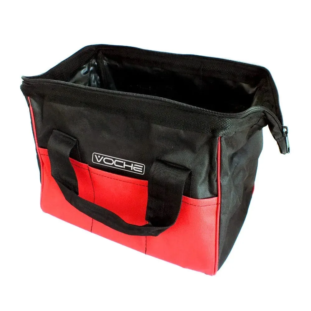 Tool Bag Voche® 300mm 12" Heavy Duty 6 Pocket Nylon Zip Up Tool Holdall Toolbag