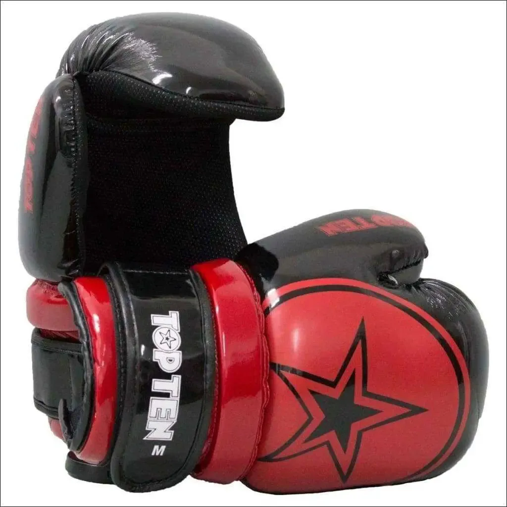 Top Ten Glossy Block Star Pointfighter Gloves