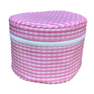 TRVL Design Gingham Pink Round Up Jewel Case