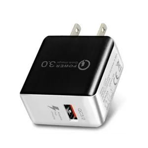 USB Fast Charging Quick Wall Charger Adapter Plug for Samsung Android iPhone LG black_US plug