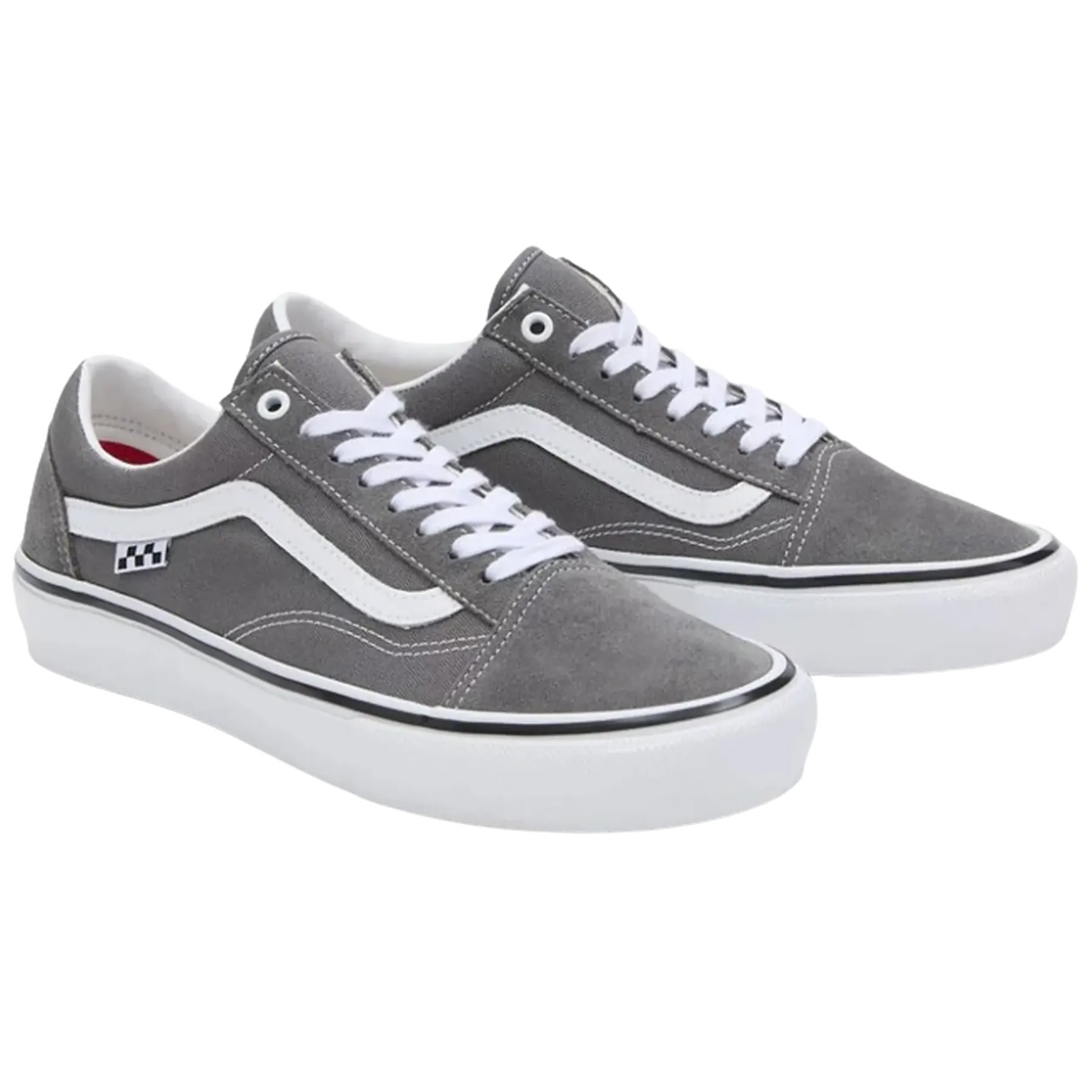 VANS SKATE PRO OLD SKOOL PEWTER WHITE