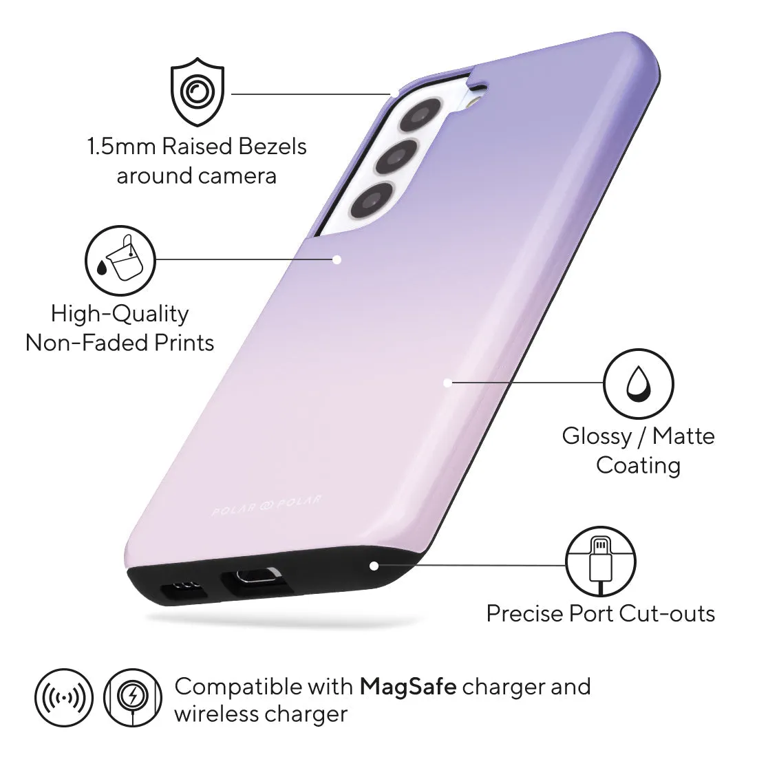 Violet Blue Pastel Custom - Samsung Galaxy S22 5G Case
