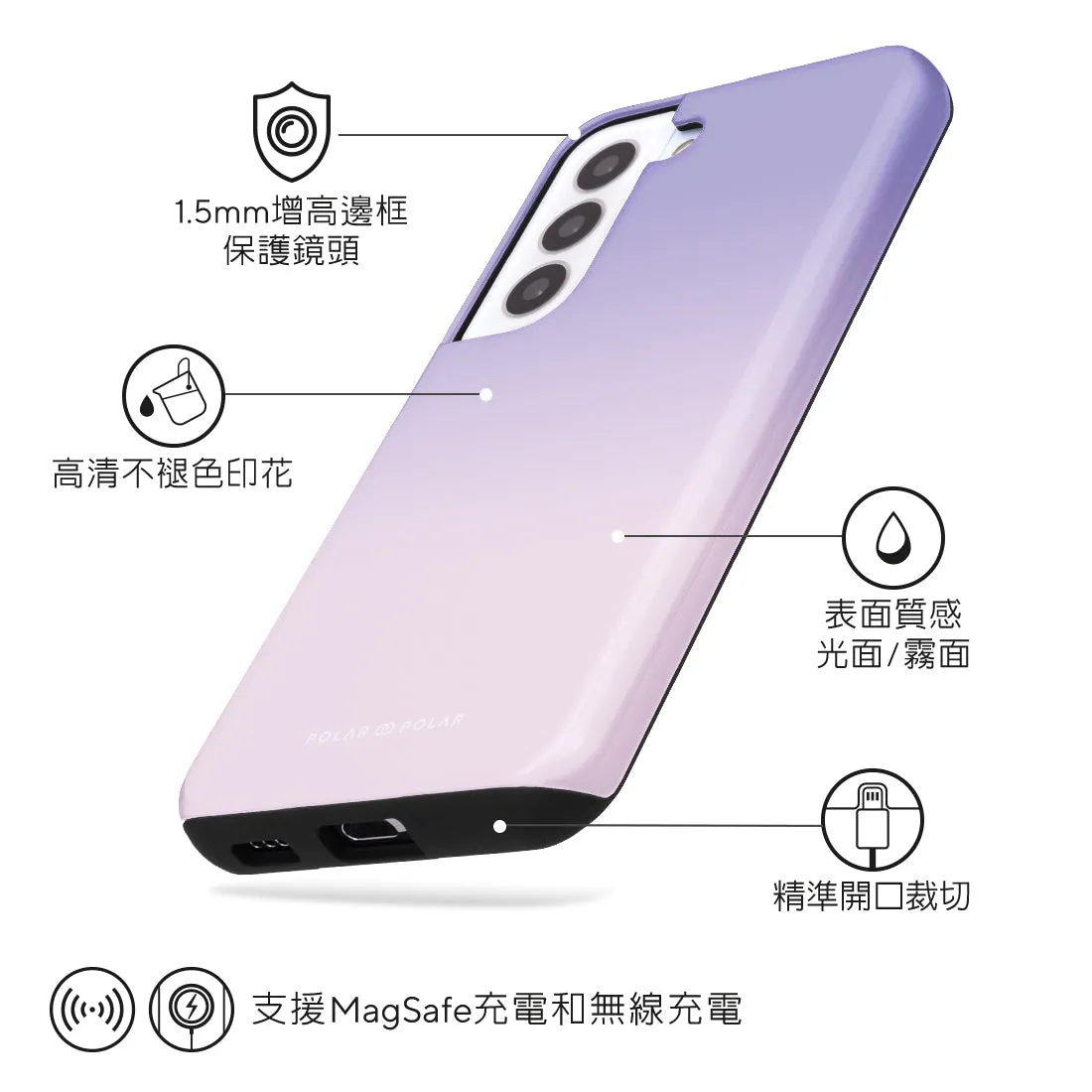 Violet Blue Pastel Custom - Samsung Galaxy S22 5G Case