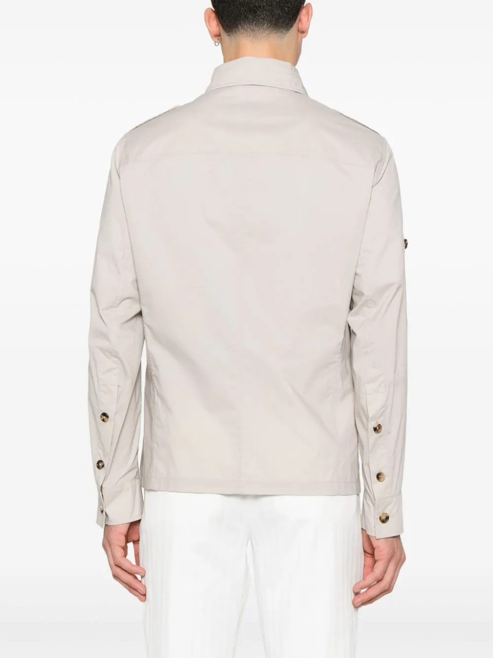 Water resistant cotton blend jacket