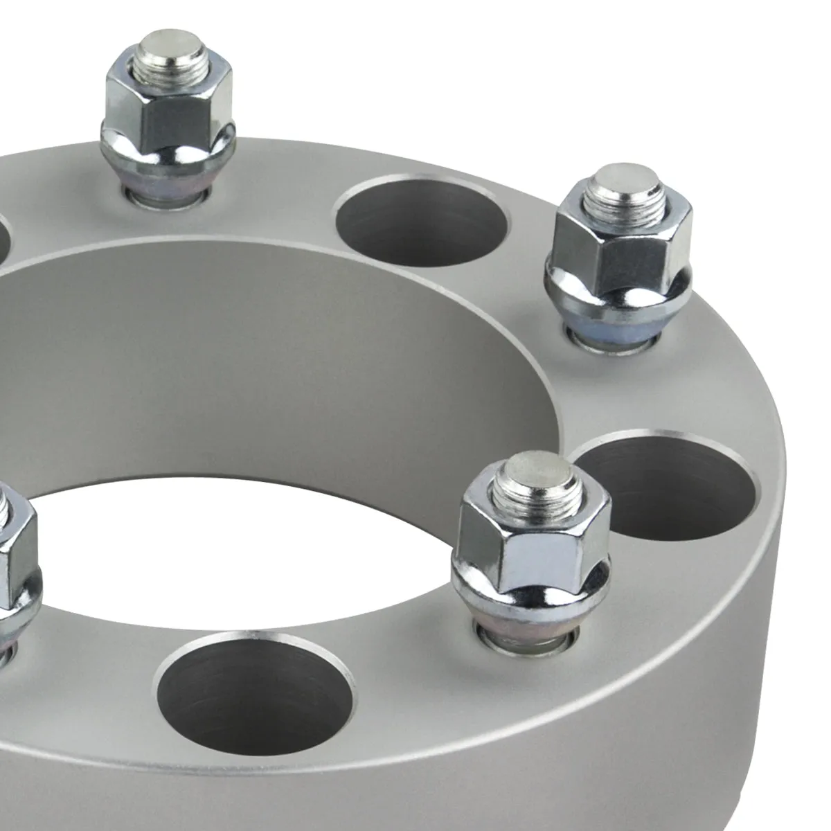 Wheel Spacers Ford F150 / Ram 1500 - 5x5.5" BP / 1/2" x 20 Studs   Valve Caps