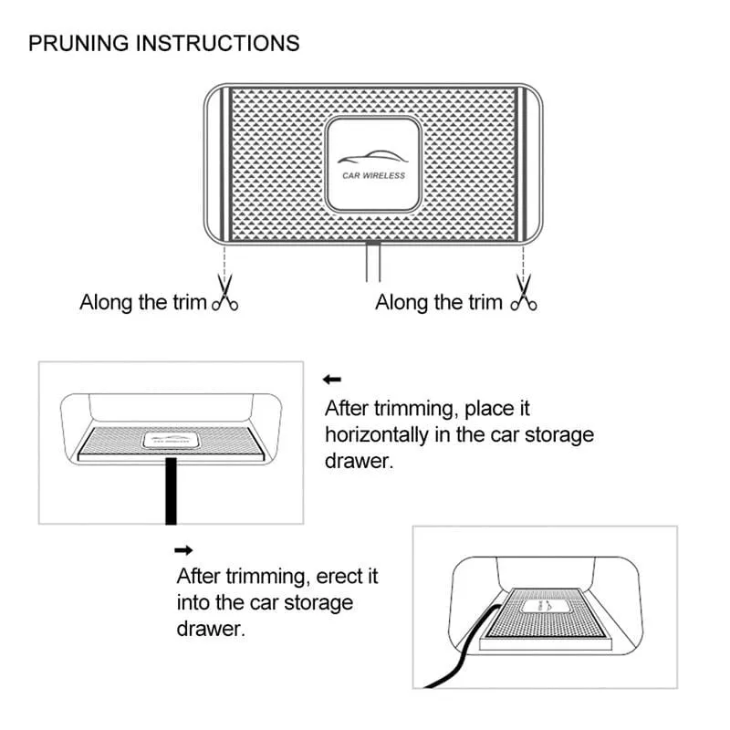 Wireless Charger Mat For Car