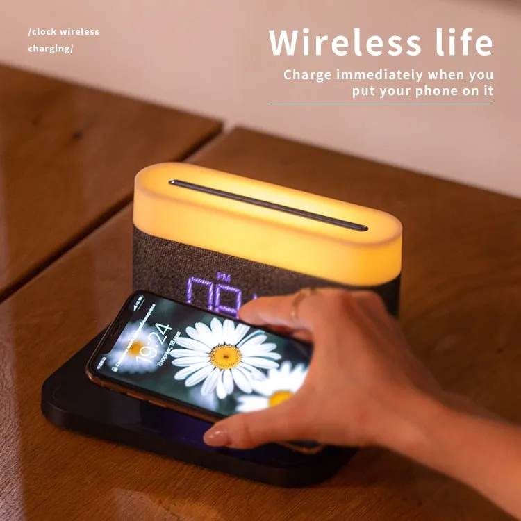 Wireless Charging Digital Alarm Clock LED Lamp