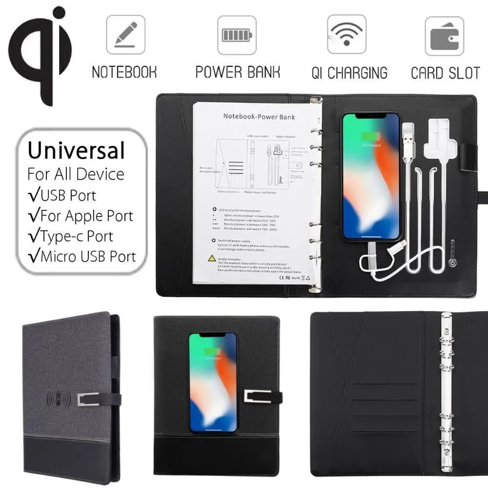 Wireless Charging Notebook