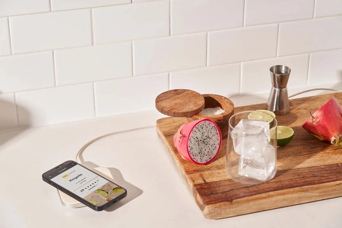 Wireless Charging Pad in Bone