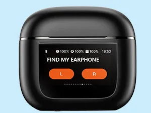 Wireless Earbuds Bluetooth 5.3 Headphones with LED Touch Screen 50H Playtime Deep Bass Stereo Ear Buds with Mic IPX7 Waterproof in Ear Earphones for Pad Tablet Laptop Android/iOS Phones