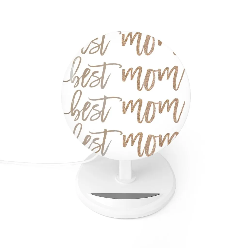 Wireless Phone Charger, Gifs for mom, Gift for Mom, Personalized gift for mom, Best Mom Ever, Christmas gift for Mom, Birthday gift for Mom