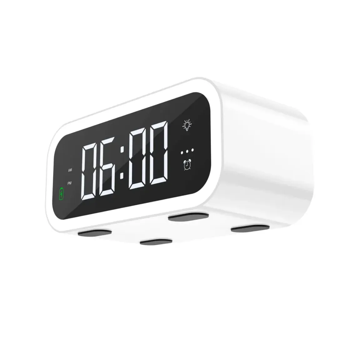 WIWU Time Wireless Charger Wi-W015 fast charging wireless charger cum desk clock and night light