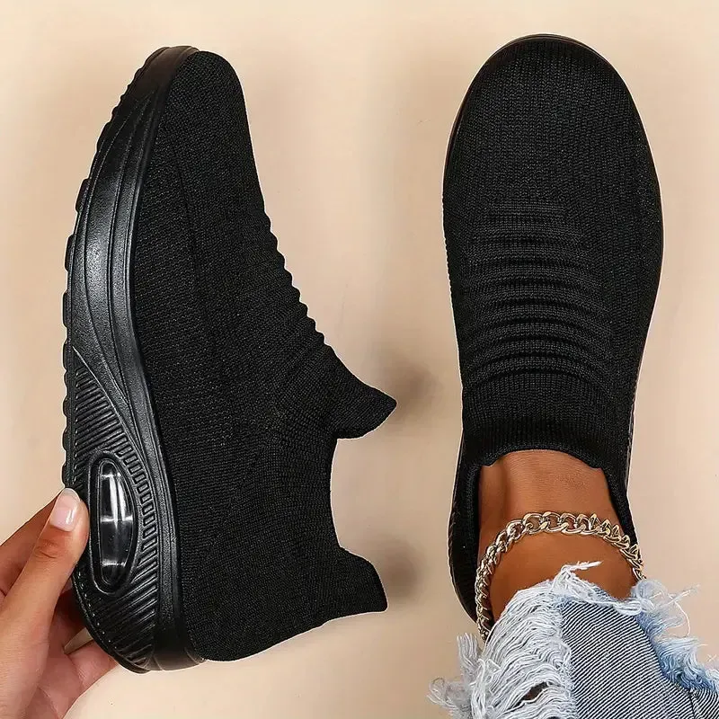Women's Casual Breathable Slip On Orthopaedic Walking Trainers