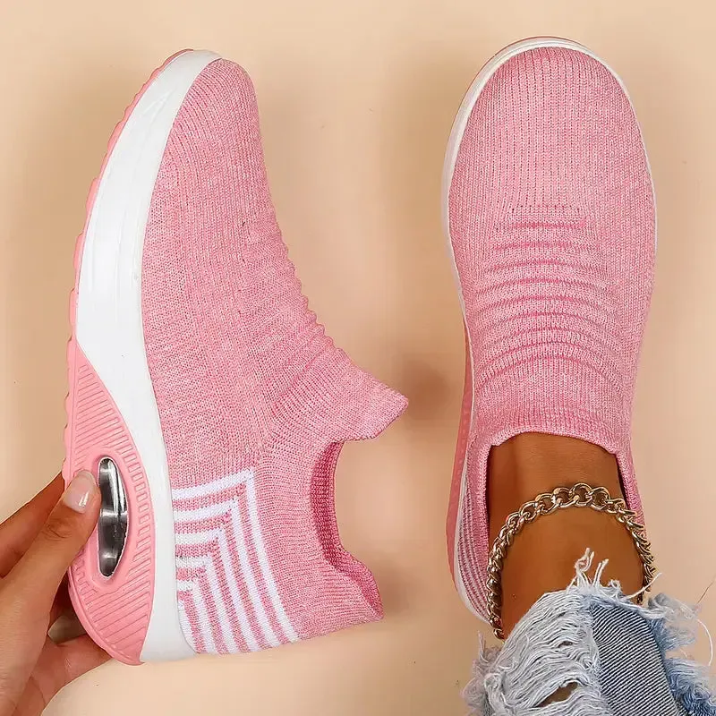Women's Casual Breathable Slip On Orthopaedic Walking Trainers