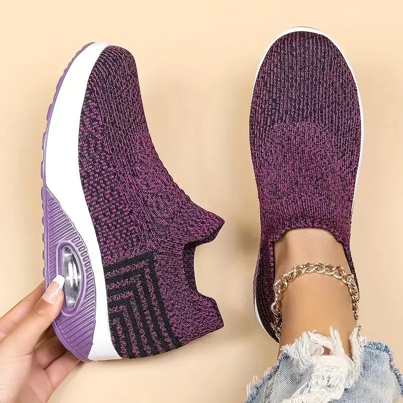 Women's Casual Breathable Slip On Orthopaedic Walking Trainers