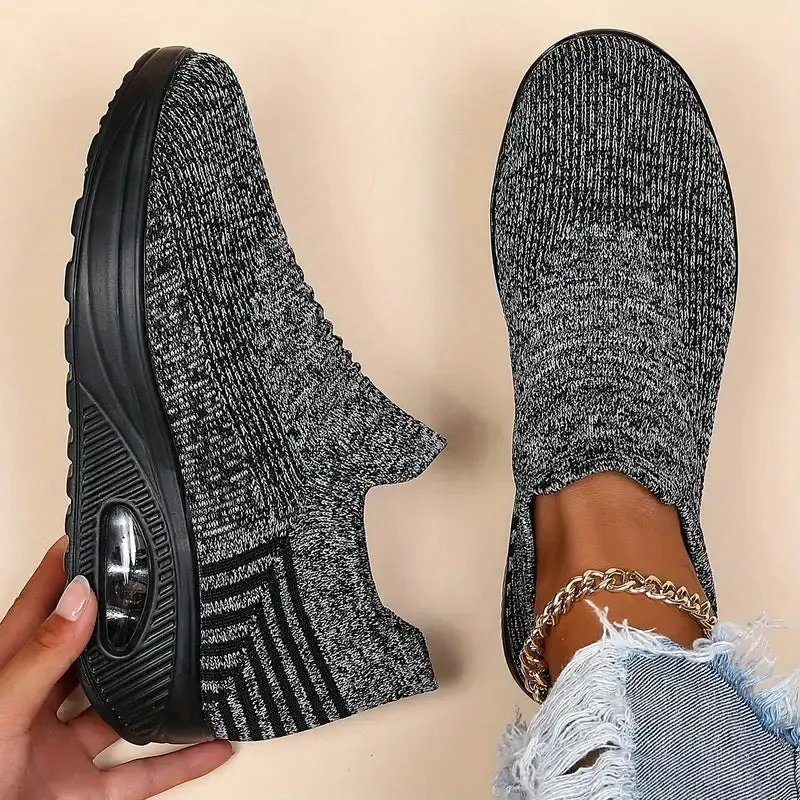 Women's Casual Breathable Slip On Orthopaedic Walking Trainers