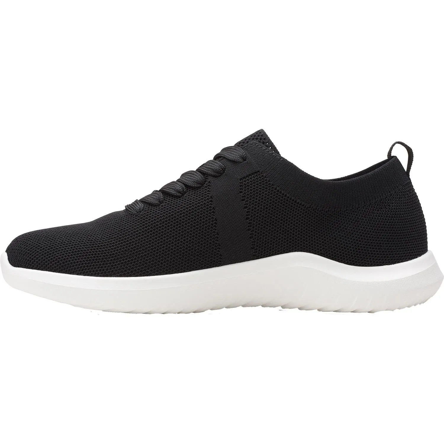Women's Clarks Cloudsteppers Nova Glint Black Knit Fabric