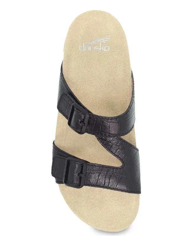 Women's Dansko Dayna 2106090300 Color: Black Croco