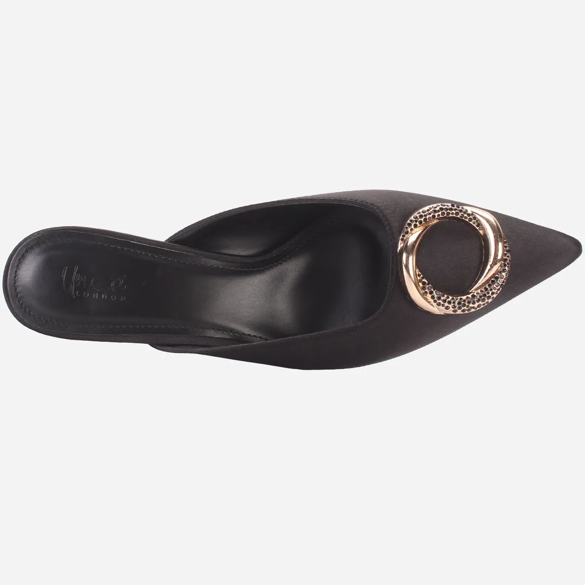 Womens "JINNY" Pointed Toe Wedding Heeled Sandals
