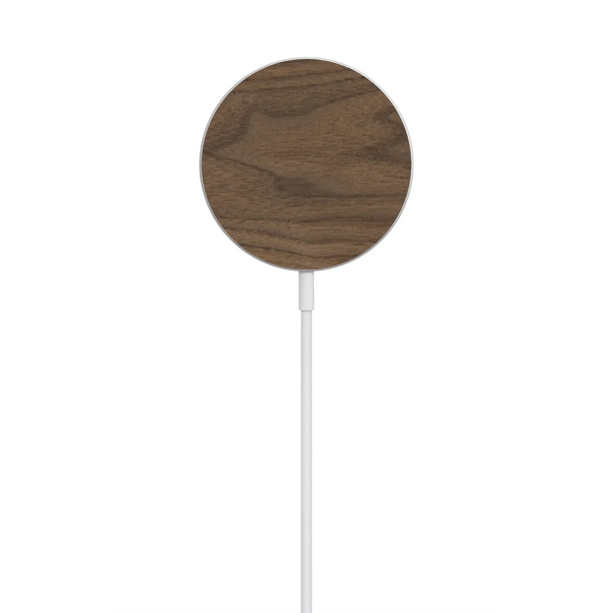 Wooden Magnetic Wireless Charger Compatible with MagSafe for iPhone 12 through 15
