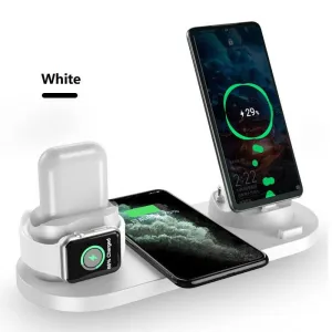 Woowooh 6-in-1 Wireless Fast Charging Station 10W