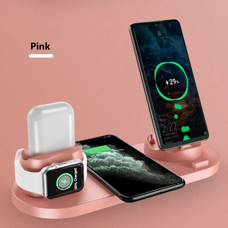 Woowooh 6-in-1 Wireless Fast Charging Station 10W