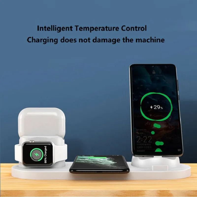 Woowooh 6-in-1 Wireless Fast Charging Station 10W