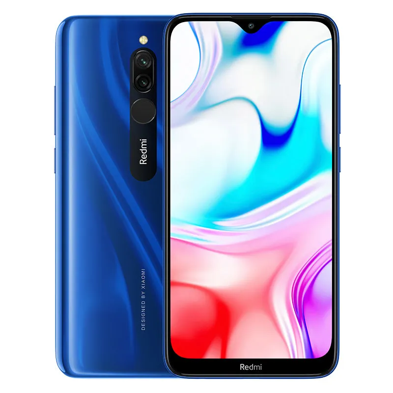 Xiaomi Redmi 8 Global ROM 2 SIM Card Fingerprint LCD Smart Phone gray_4 64G