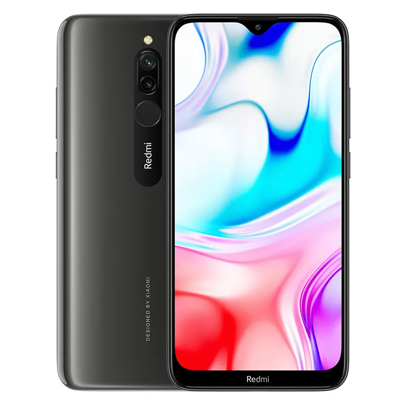 Xiaomi Redmi 8 Global ROM 2 SIM Card Fingerprint LCD Smart Phone gray_4 64G