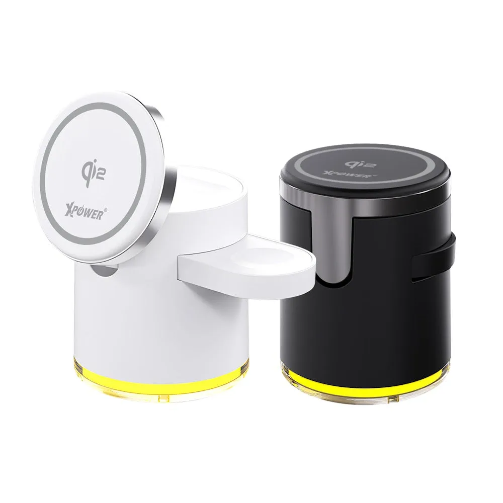 XPower MAGENGINE GE1 Qi2 5 in1 MagCharge 15W Wireless Magnetic Charging Stand