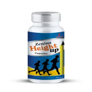 Zenius Height up Capsule| Height Increase Capsule, Height Growth Medicine (60 Capsules)